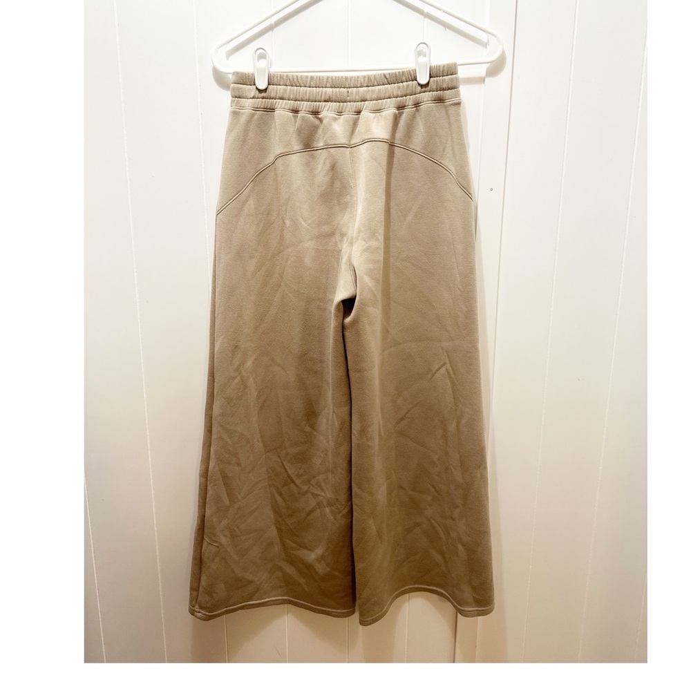 Spanx air essentials wide leg cropped pants fawn tan - Picture 5 of 5